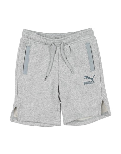 PUMA Shorts & Bermudas Hellgrau 68% Baumwolle, 32% Polyester, Nylon