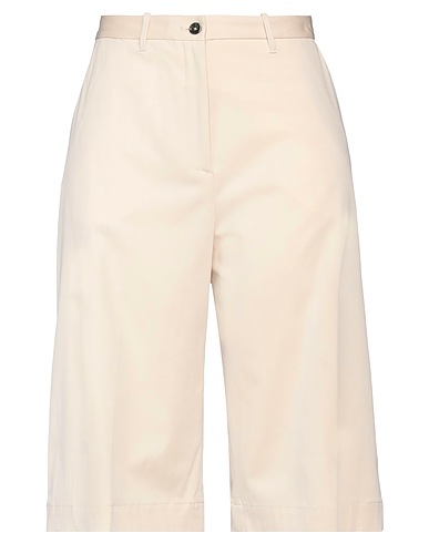 NINE IN THE MORNING Casual trouser Beige 53% Viscose, 44% Cotton, 3% Elastane