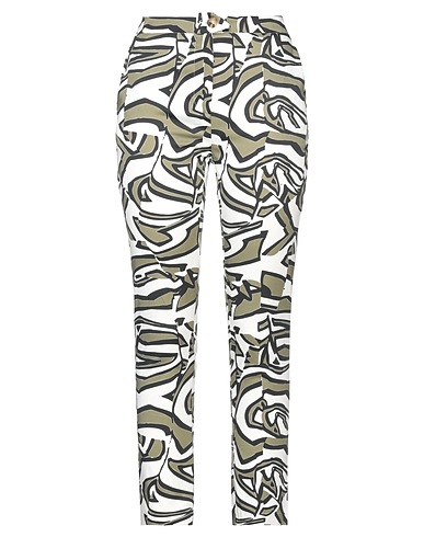 ALESSIO BARDELLE Pantalone Bianco 97% Cotone, 3% Elastan
