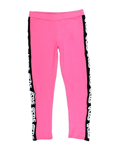 GCDS MINI Leggings Fuchsia 65% Cotton, 28% Polyester, 7% Elastane