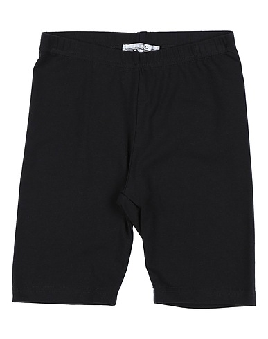 TO BE TOO Shorts & Bermuda Black 94% Cotton, 6% Elastane