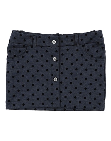 LAURA BIAGIOTTI DOLLS Skirt Midnight blue 90% Cotton, 10% Elastic fibres