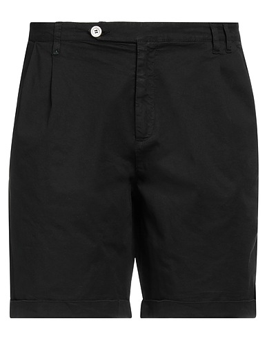 BERNA Shorts & Bermuda Nero 98% Cotone, 2% Elastan