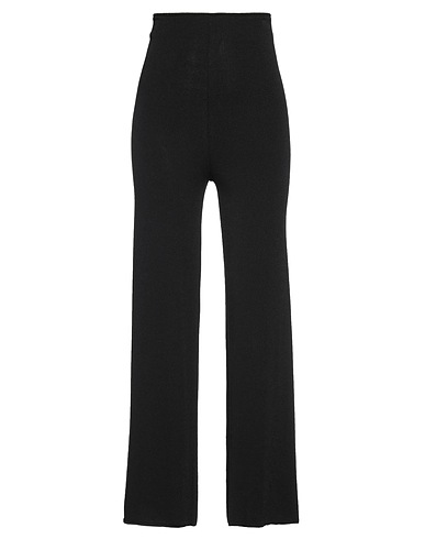 KAOS Casual trouser Black 65% Viscose, 35% Polyamide
