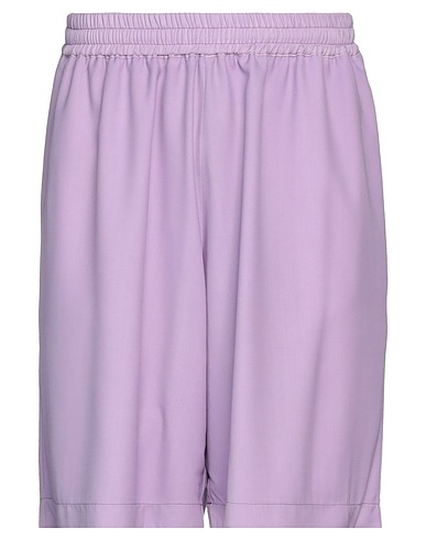 BONSAI Shorts & Bermuda Malva 53% Poliestere, 43% Lana Vergine, 4% Elastan