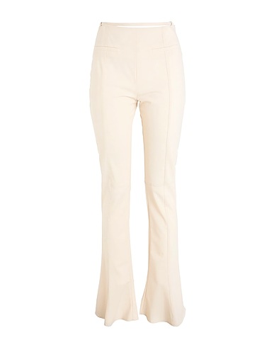 JACQUEMUS Casual pants Beige 95% Wool, 5% Elastane