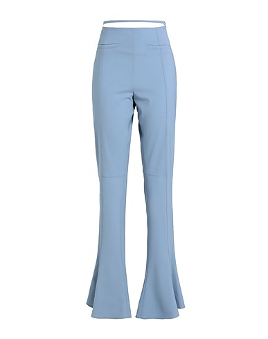 JACQUEMUS Casual pants Pastel blue 95% Wool, 5% Elastane