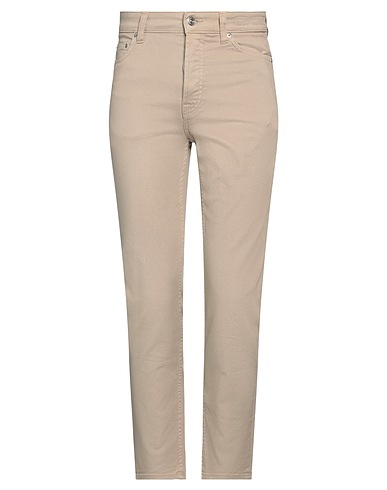 DEPARTMENT 5 Denim trousers Beige 98% Cotton, 2% Elastane