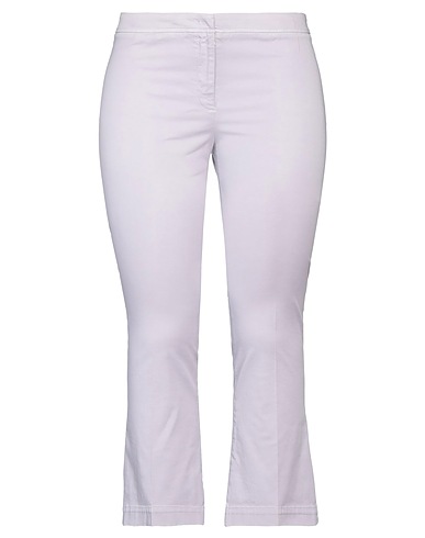 QL2  QUELLEDUE Casual trouser Lilac 97% Cotton, 3% Elastane