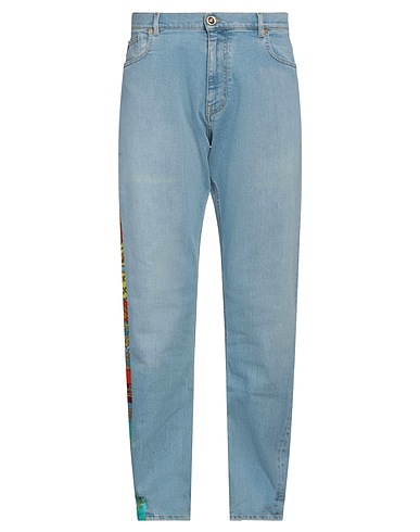VERSACE Denim trousers Blue 98% Cotton, 2% Elastane, Polyester
