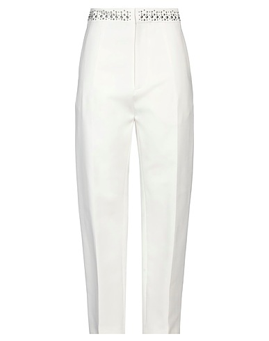ALAÏA Casual trouser Ivory 100% Cotton