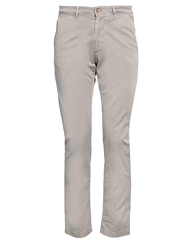 OFFICINA 36 Casual trouser Grey 97% Cotton, 3% Elastane