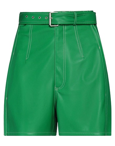 PHILOSOPHY di LORENZO SERAFINI Shorts & Bermuda Green 100% Polyester, Polyurethane resin