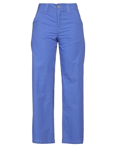 MALÌPARMI Casual pants Purple 100% Cotton