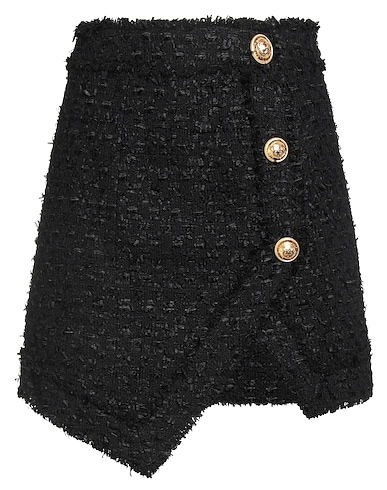 BALMAIN Minigonna Blu notte 59% Cotone, 29% Poliammide, 12% Viscosa