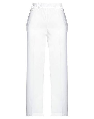 BEATRICE .B Casual trouser White 96% Cotton, 4% Elastane