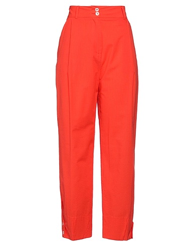 BEATRICE .B Casual trouser Orange 100% Cotton