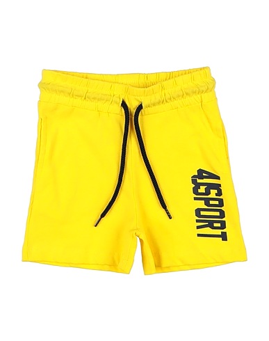 PACIOTTI 4US Shorts & Bermuda Yellow 100% Cotton