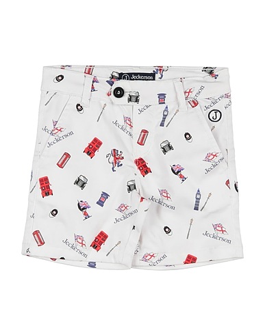 JECKERSON Shorts & Bermuda White 97% Cotton, 3% Elastane