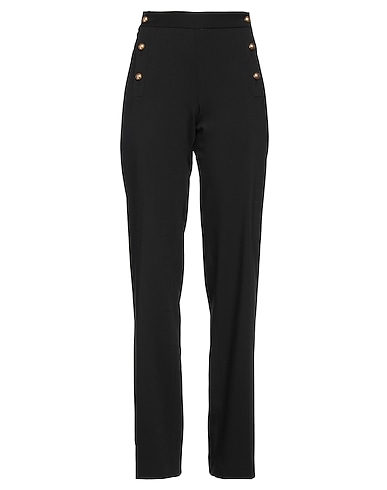 ERMANNO SCERVINO Casual trouser Black 99% Virgin Wool, 1% Elastane