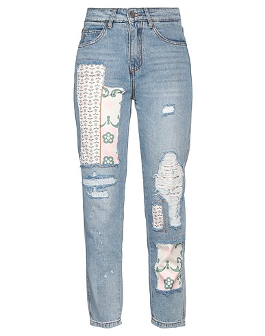 ASH Denim pants Blue 95% Cotton, 5% Viscose