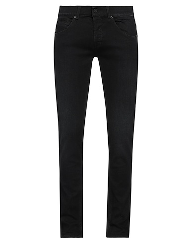 DONDUP Denim pants Black 57% Organic cotton, 37% Modal, 4% Elastomultiester, 2% Elastane