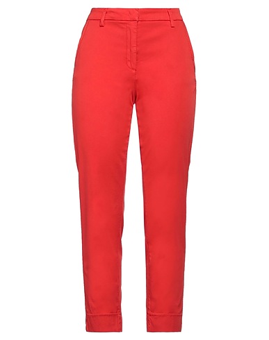 VIA MASINI 80 Casual pants Red 85% Cotton, 12% Elastomultiester, 3% Elastane