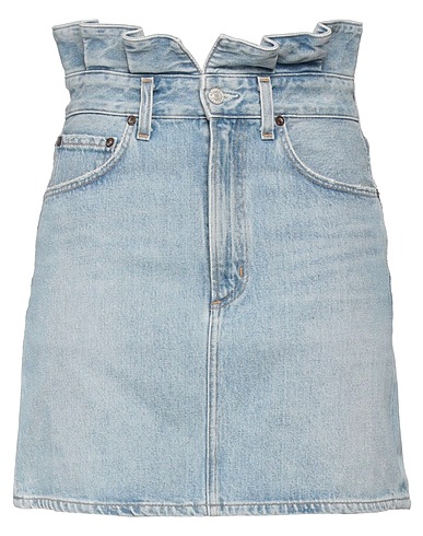 AGOLDE Denim skirt Blue 100% Cotton