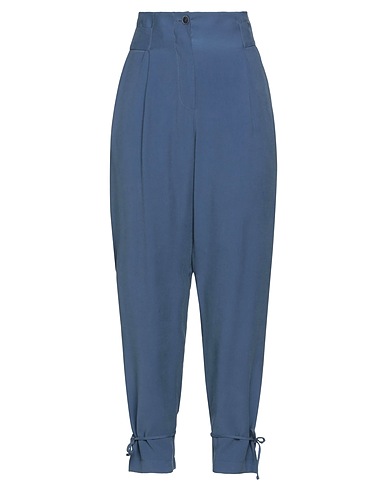 D.EXTERIOR Casual trouser Slate blue 89% Viscose, 11% Polyester
