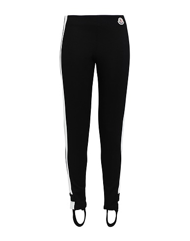 MONCLER Casual trouser Black 71% Polyamide, 23% Viscose, 6% Elastane