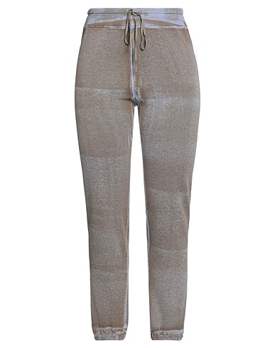 RAQUEL ALLEGRA Casual pants Khaki 100% Cotton, Elastane