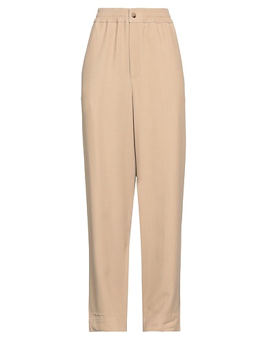 BASSIKE Casual pants Camel 100% Viscose