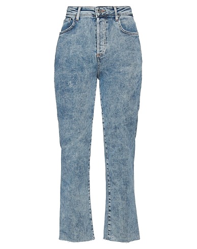 LIU •JO Denim trousers Blue 99% Cotton, 1% Elastane