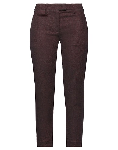 DONDUP BOTTOMWEAR Garnet 34% Polyester, 33% Viscose, 32% Wool, 1% Elastane