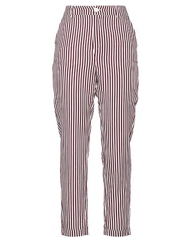 REBEL QUEEN by LIU •JO Casual trouser Burgundy 86% Viscose, 14% Polyamide
