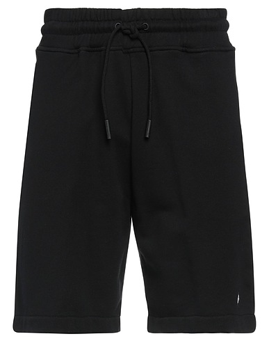 MARCELO BURLON Shorts & Bermuda Black 100% Cotton, Polyester