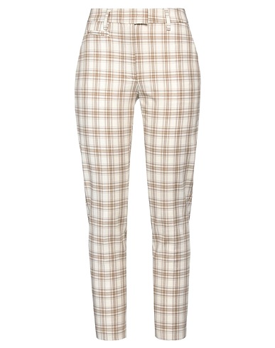 DONDUP Casual trouser Beige 61% Polyester, 33% Viscose, 6% Elastane
