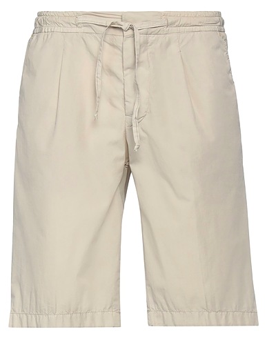 MANUEL RITZ Shorts & Bermuda Beige 69% Cotton, 31% Polyamide