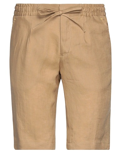 MANUEL RITZ Shorts & Bermuda Sand 100% Linen