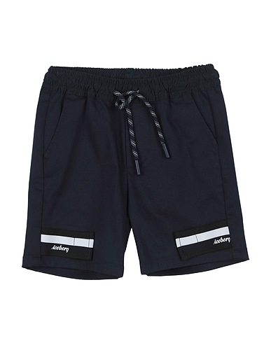 ICEBERG Shorts & Bermuda Midnight blue 58% Cotton, 40% Viscose, 2% Elastane