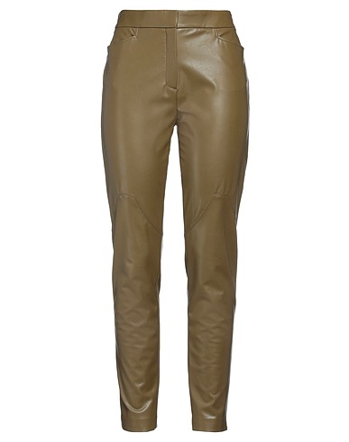 TRUE ROYAL Casual trouser Military green 52% Polyurethane, 40% Viscose, 5% Other Fibres, 3% Elastane