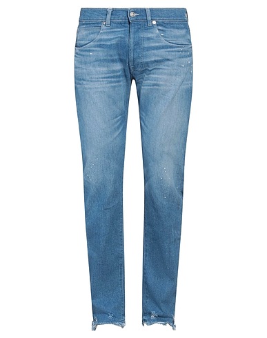 NINE IN THE MORNING Pantaloni jeans Blu 98% Cotone, 2% Elastan