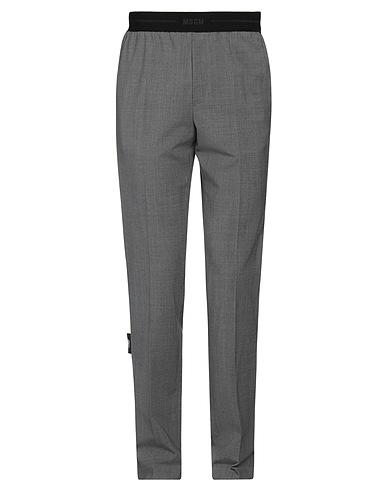 MSGM Casual trouser Lead 96% Virgin Wool, 4% Elastane