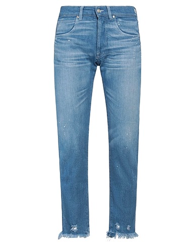 NINE IN THE MORNING Denim trousers Blue 98% Cotton, 2% Elastane