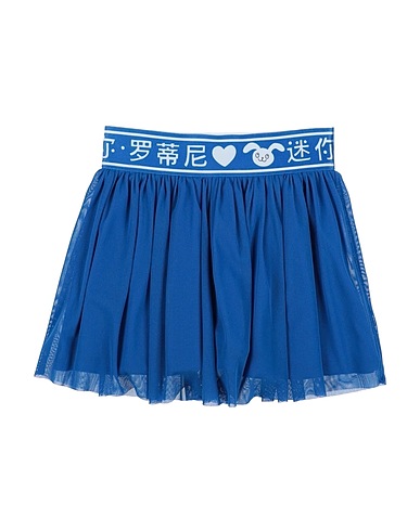 MINI RODINI Skirt Blue 100% Cotton