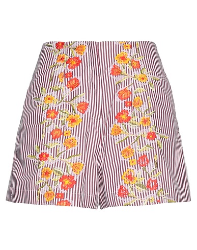SILVIA TCHERASSI Shorts & Bermuda Mauve 95% Cotton, 5% Polyester