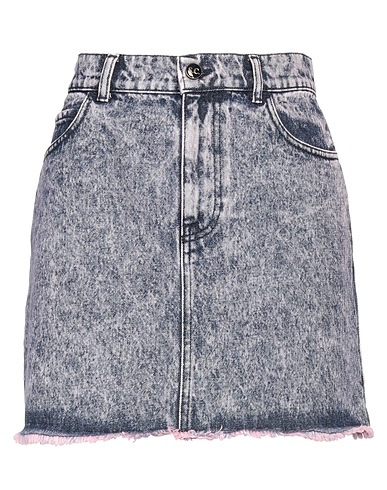 SEMICOUTURE Jupe en jean Rose 100% Coton