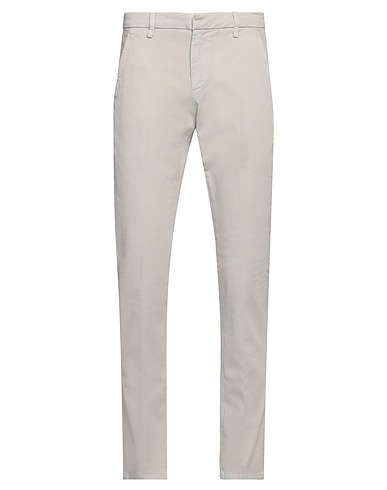 DONDUP Casual pants Light grey 98% Cotton, 2% Elastane