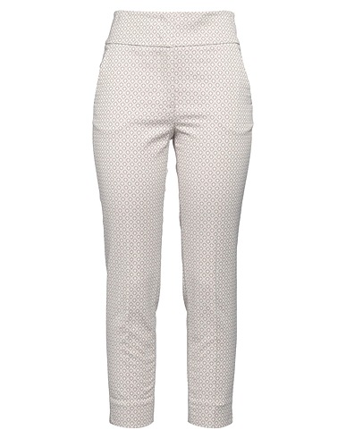 PESERICO Casual trouser Light grey 52% Cotton, 44% Polyester, 4% Elastane
