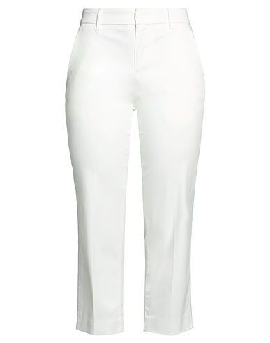 DONDUP Casual trouser White 68% Cotton, 27% Lycra®, 5% Elastane
